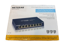 NETGEAR GS108 ProSafe GS108-400NAS 8 Port Standalone Gigabit Ethernet Switch