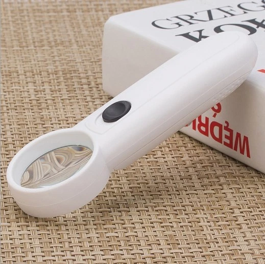 Handheld Magnifying Glass Lens Magnification Fine Work LED Light 15X Magnifier - Image 2 of 2