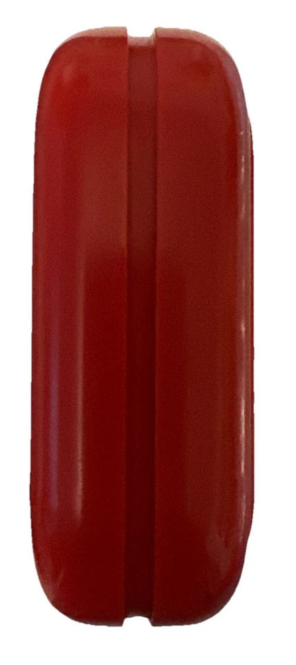 Bulova Mid Century Reloj Moderno Rojo De Colección Raro MCM Alarma Mecánica Foto 4 de 4