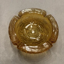 Vintage Glass Ashtray - Very Clean, No Cracks