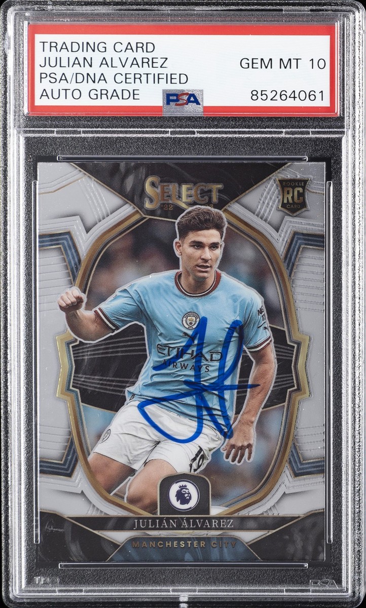 TRADING CARD AUTO GRADE JULIAN ALVAREZ PSA DNA 10 | eBay