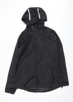 RockBros Herren schwarz S wasserdichte Fahrrad Regenjacke mit Kapuze