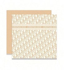 10 Pcs Designer  Dior style  Wrap For Bouquets And wrapping gifts beige & cream