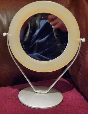 Vintage Double Sided Pedestal Mirror