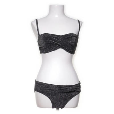 & Other Stories, Bikini, Größe: 36, Schwarz/Silber #xLd