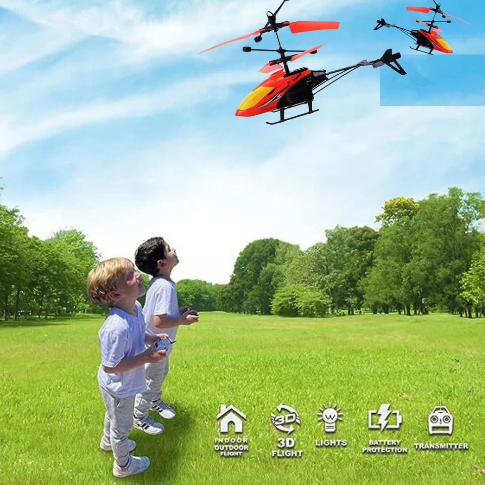 Helicopter with Radio Remote Control and Hand Sensor Charging Helicopter 2 in 1 - Image 4 of 4