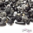 One Pound Mix of Jesse James Beads - Random Black & White - Jjb1lb — photo 1