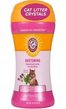 Arm  Hammer Restoring Cat Litter Box Deodorizing Crystals, Clary Sage  Mint Sc