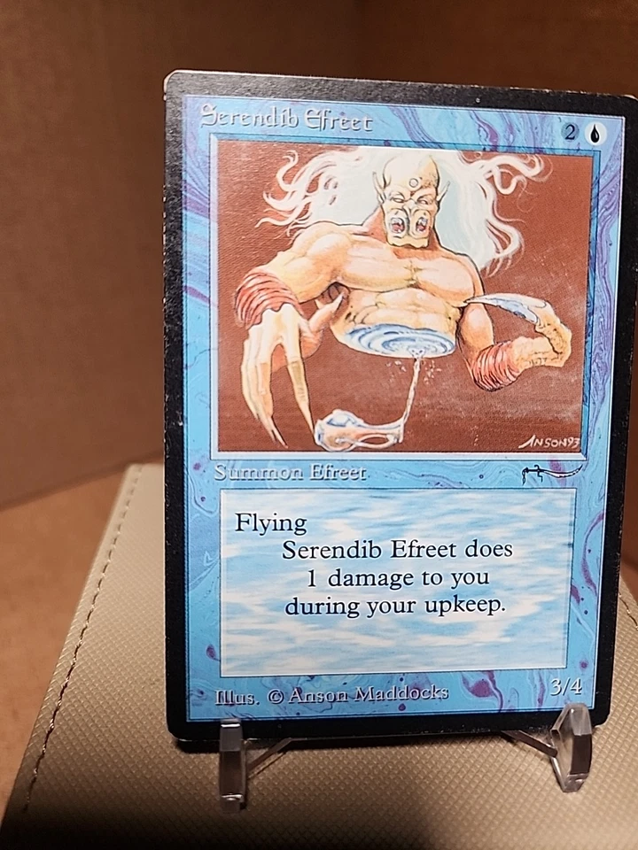 MTG Serendib Efreet - #9996, Moderate Play, English Arabian Nights - Image 2 of 4