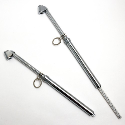 #ad 2 pc. Truck Tire Gauge 150 PSI Pressure Dual Head Heavy Duty Chrome 10 150PSI $17.05