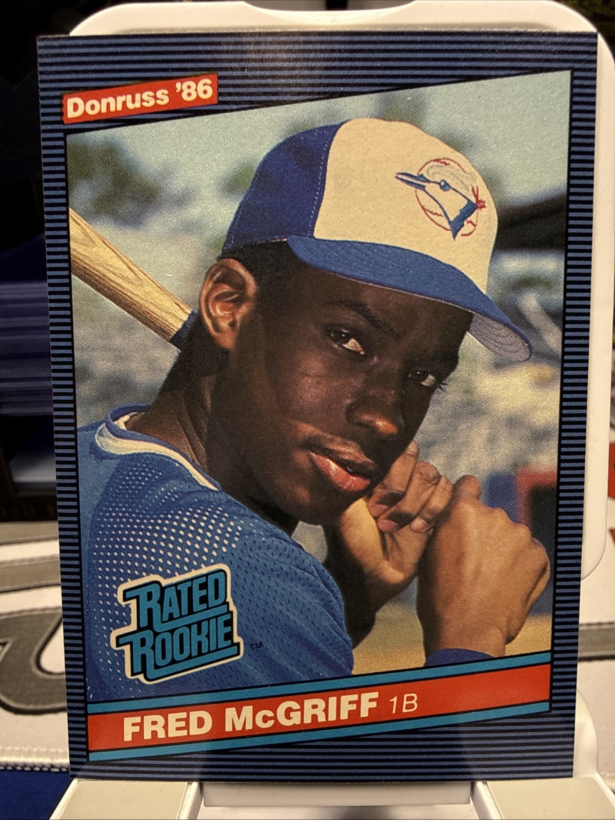 1986 Donruss - Rated Rookie Fred McGriff #28 (RC)