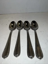 Hampton NOBILITY Stainless Flatware Set of 4 Teaspoons C