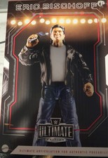 WWE WCW Ultimate Edition Eric Bischoff Monday Nitro Action Figure Ding On Box Sm