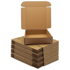 8x8x2 inch Shipping Boxes  Bulk 28 Pack  Brown Corrugated Mailers Ca