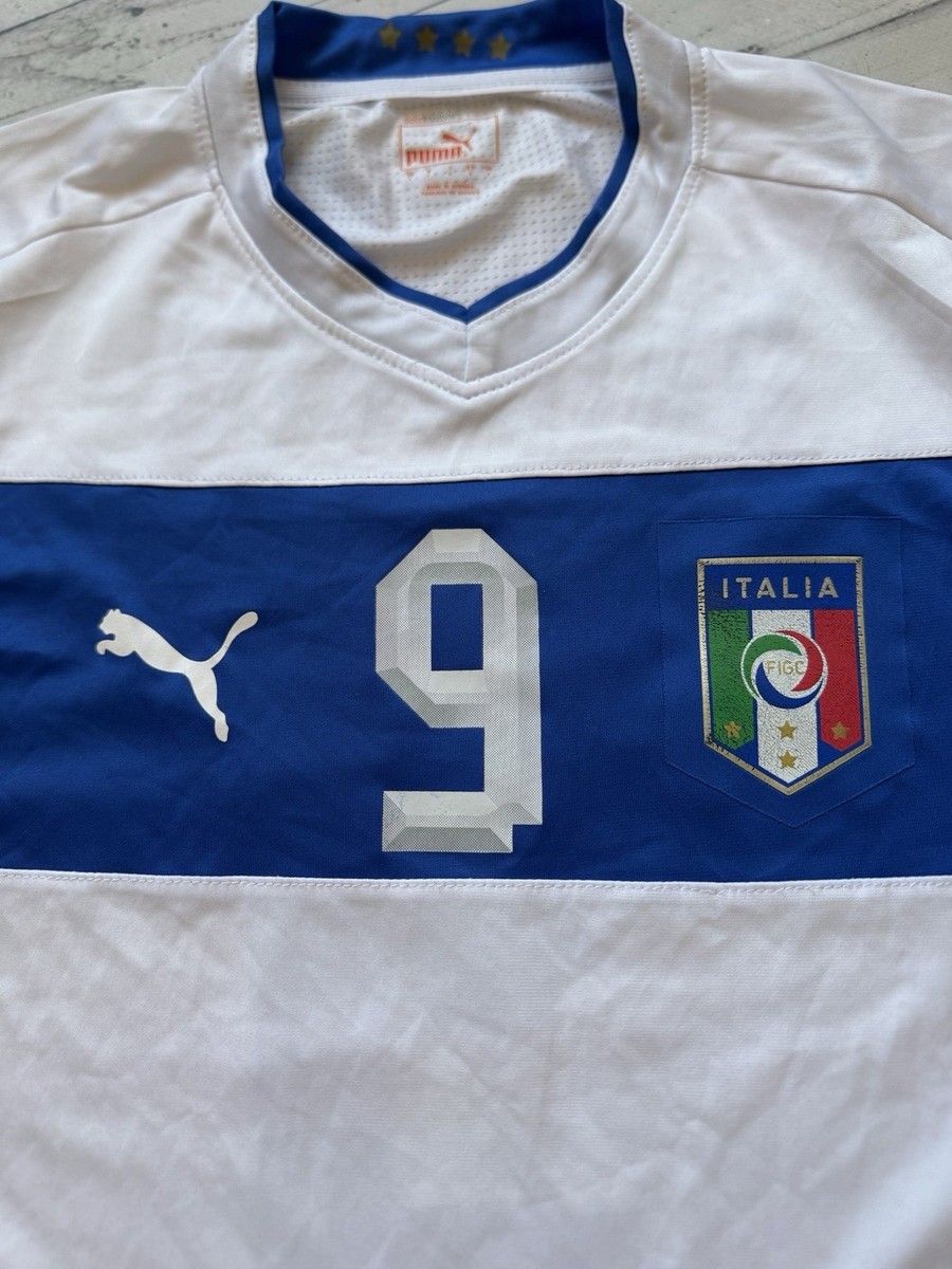 Maillot Vintage Italie Domicile 2010-2011 #9 Balloteli - Puma - Taille M - Occasion