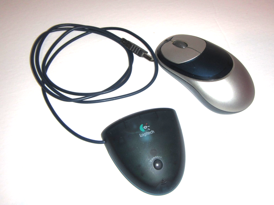 Logitech Cordless Optical 3-Button Mouse M-RM67A with USB Receiver C ...