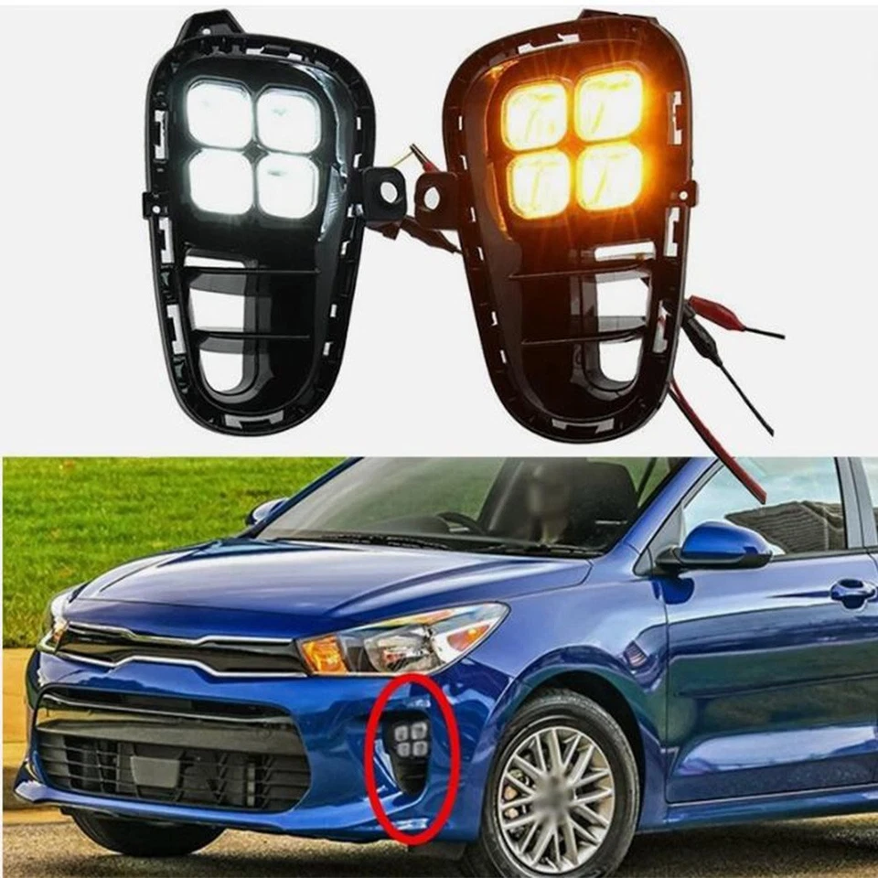 Car Lights Daytime Running Lights ABS + LED Construction OEM Compatibility - Image 2 of 4