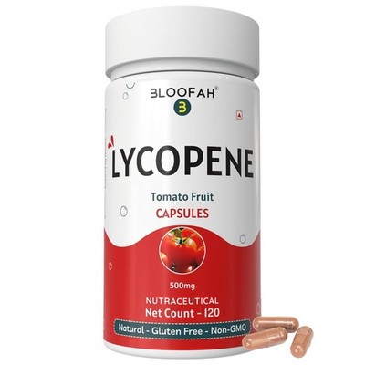 2 x Bloofah Tomatenfrucht (Lycopin) 500mg - 120 Kapseln | natürlich glutenfrei