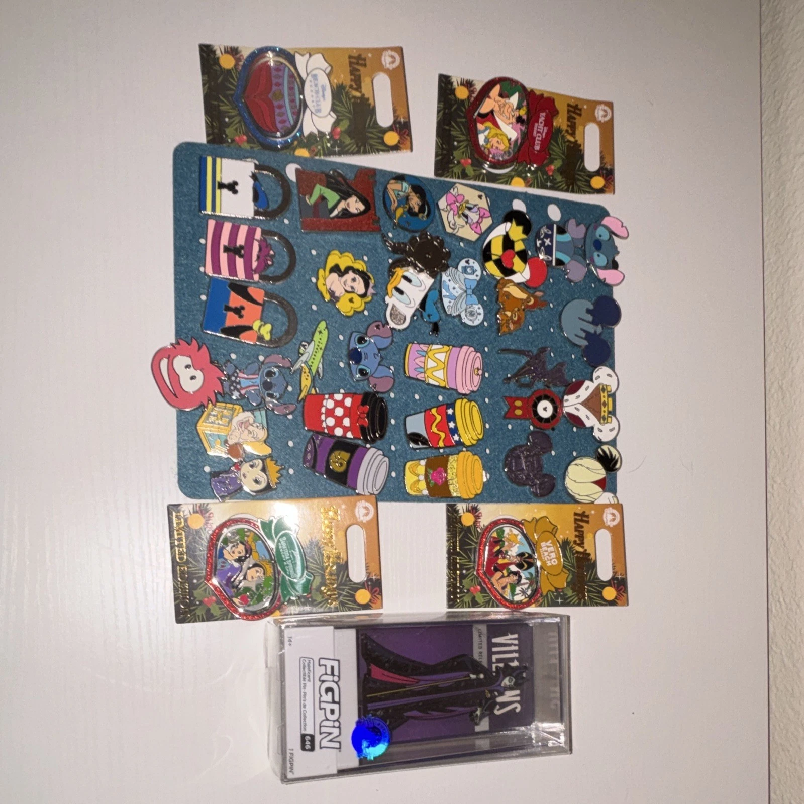 Disney Pin Assortment Holiday Limited Edition Maleficent Evil Queen, & many more
