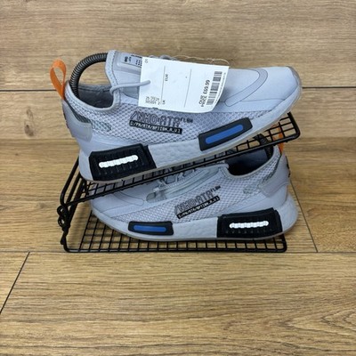 Adidas Schuhe Wmns Jnrs Größe UK 4,5 NMD R1 Grau Spectoo Boost Originals Schuhe