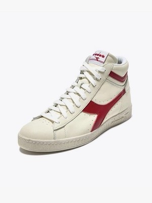 Diadora GAME L HIGH WAXED Sneakers Casual Shoe Women s 7.5 Retro Vintage  Red