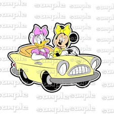 Disney Ride Minnie Daisy nn Premade Scrapbook Page Paper Piece die cut