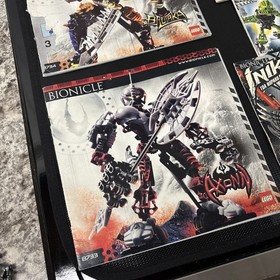 Lot Of 10 LEGO Bionicle Instruction Manuals 8733 8734 8729 8944 8904 8744 8929 +