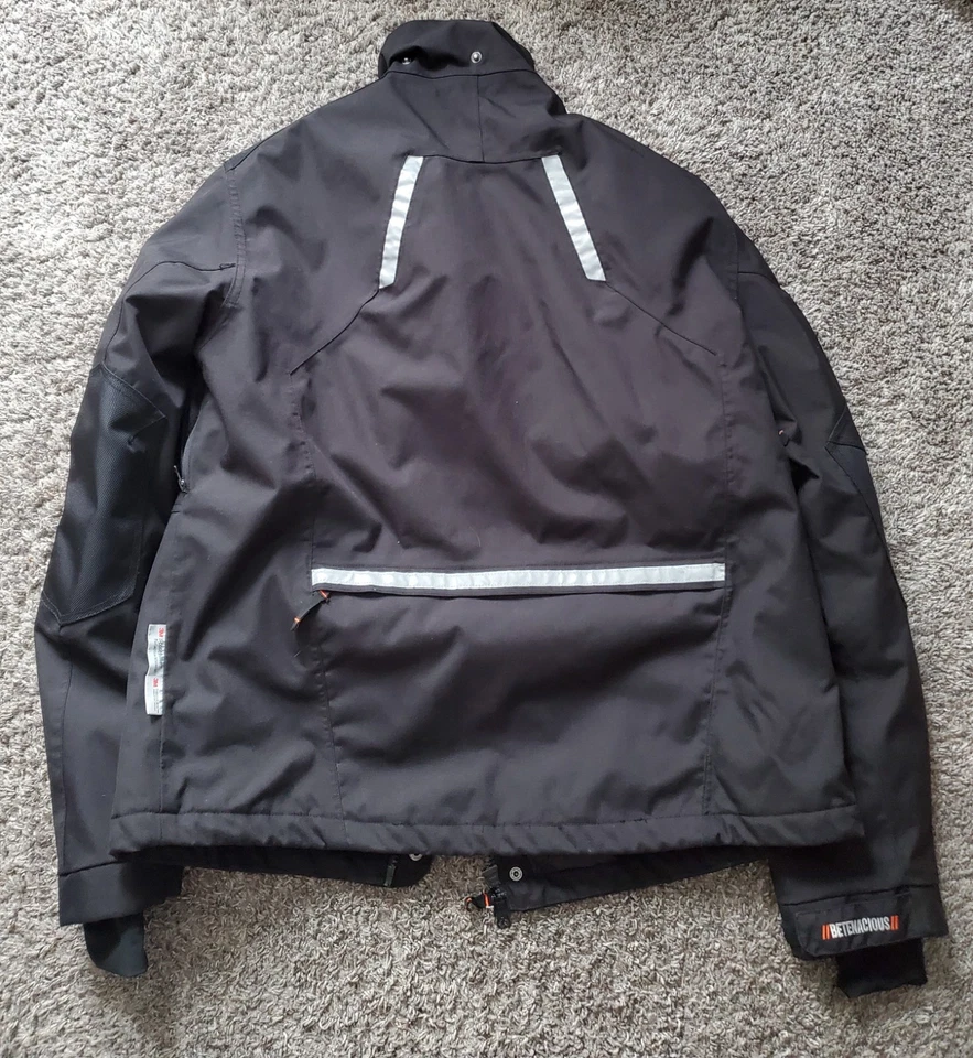 Ergodyne N Ferno Work Gear Winter Jacket Mens Medium Thermal Black Heavy Duty - Image 3 of 4