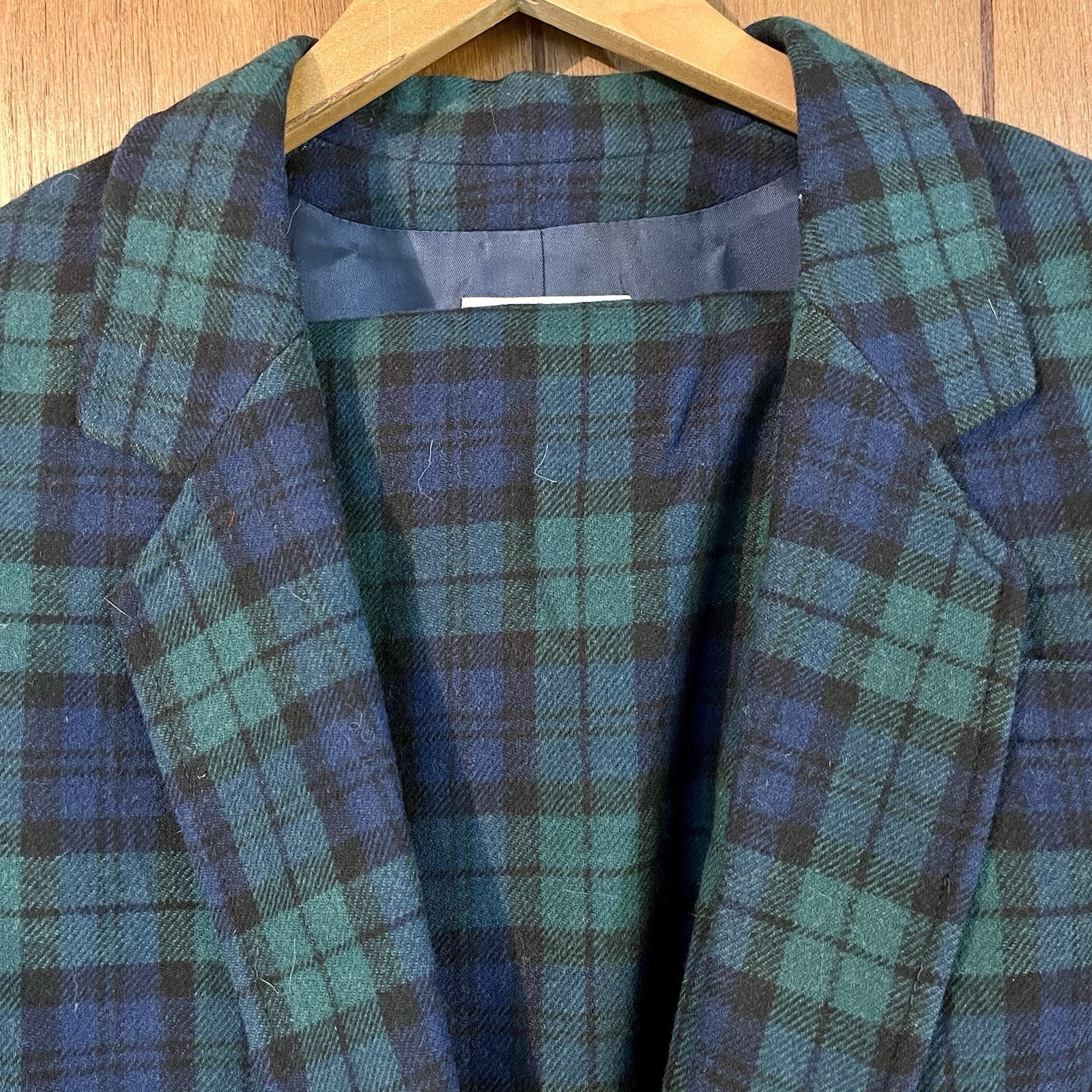 Vintage Womens Pendelton Authentic Black Watch Tartan Size 10 Blazer Skirt USA 2 image 4