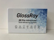 GlossRay 3D Pro Advanced Teeth Whitening System NEW FACTORY SEALED