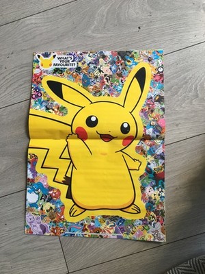 pokemon stickers and poster 