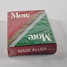 Vintage More 120's Cigarettes Playing Cards Made In USA NOS Factory SEALED READ⬇