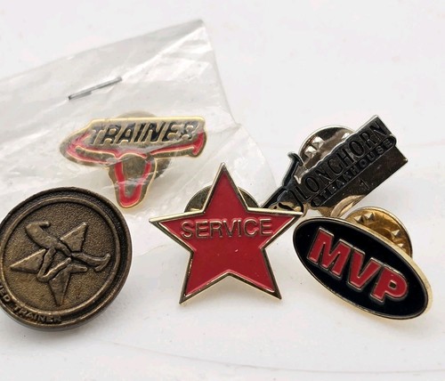 Longhorn Steakhouse Restaurant Lapel Pins Set Lot 5