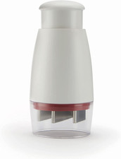 Zyliss Zick Zick Classic Gemüseschneider, Kunststoff/Edelstahl, Weiß/Rot, Zwiebe