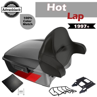 Hot Lap King Rear Tour Trunk Pack Luggage For 97+ Harley Street Road King