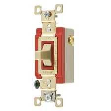Bryant Wall Switch,20A,Ivory,1-Pole Type,Toggle 4921I Bryant 4921I 781786624078