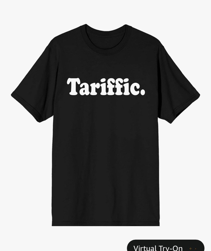 Bioworld Tariffic Black Graphic Logo Crew Neck Short Sleeve T-Shirt Men’s XXL