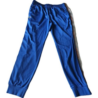 Lacoste M XL FR 6 Tennis Abrasion Resistant Track Sweat Pant Jogger Race Stripe