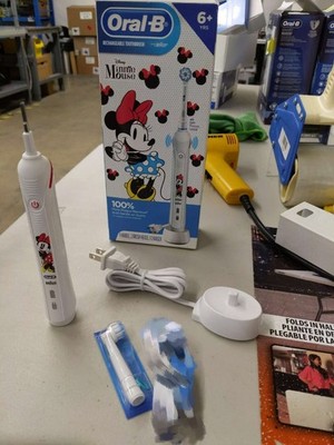 Oral-B Kids Electric Toothbrush Disney Minnie Mouse  Open-Box, Only 1 Brush Head