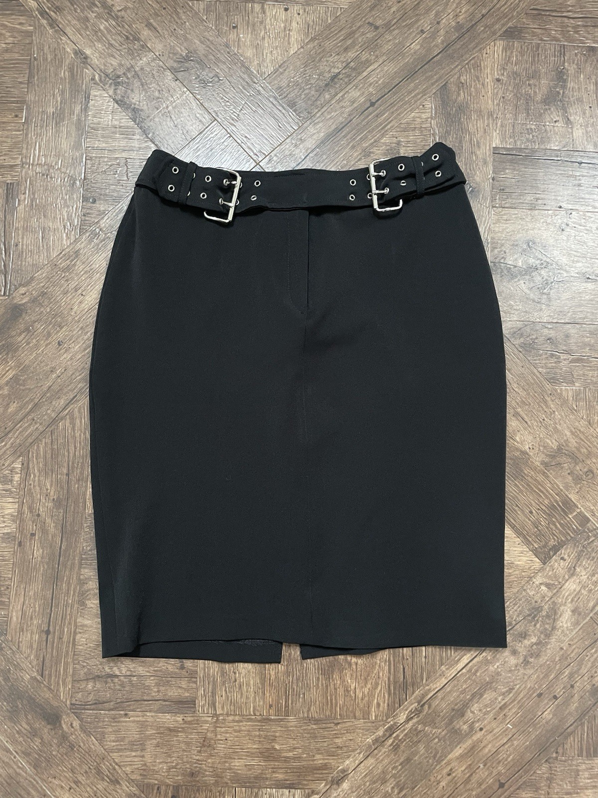 Falda Morgan Vintage Y2K Hebilla Detalle Ojal