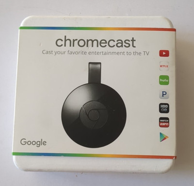 GOOGLE Chromecast (2nd Generation) HD Media Streamer -Black (GA3A000180-A14-Z01)