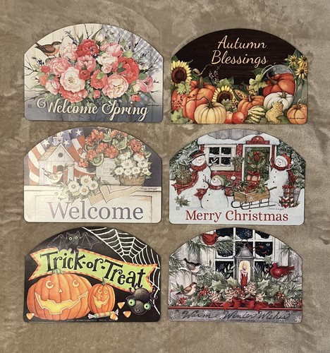 Lot of Yard Designs Magnetic Signs - Spring Summer Halloween Fall Christmas