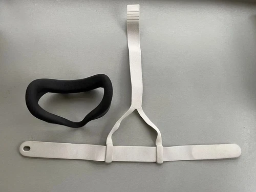 Meta Quest 3  Original silicone Facial Interface and Head strap Bundle