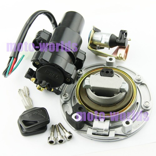 Ignition Switch Key Fuel Cap Lock Set for Honda CB600F Hornet 600 PC36 2003-2006 - Picture 3 of 5
