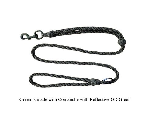 Handgefertigte runde Kumihimo geflochtene 6 Fuß große Hundeleine mit Verkehrsgriff - Bild 5 von 5