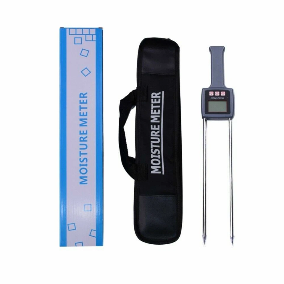 Digital Hay Moisture Meter Hay Moisture Tester with Range 0%-80% Accuracy ± 0.5% - Image 3 of 4
