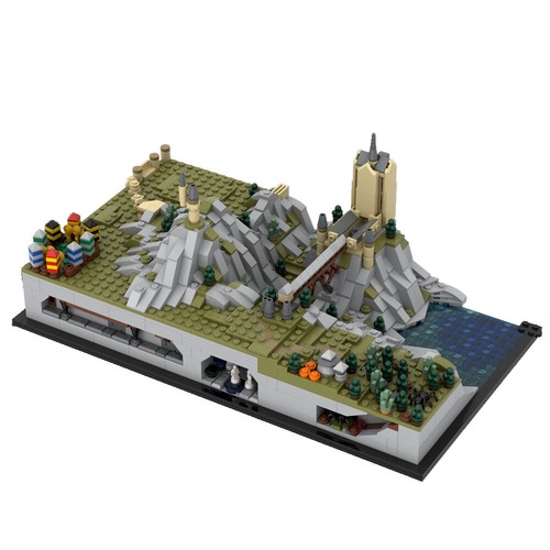 Castle and Grounds Expansion for Set 76419 Building Kit 1437 Pieces MOC Build-