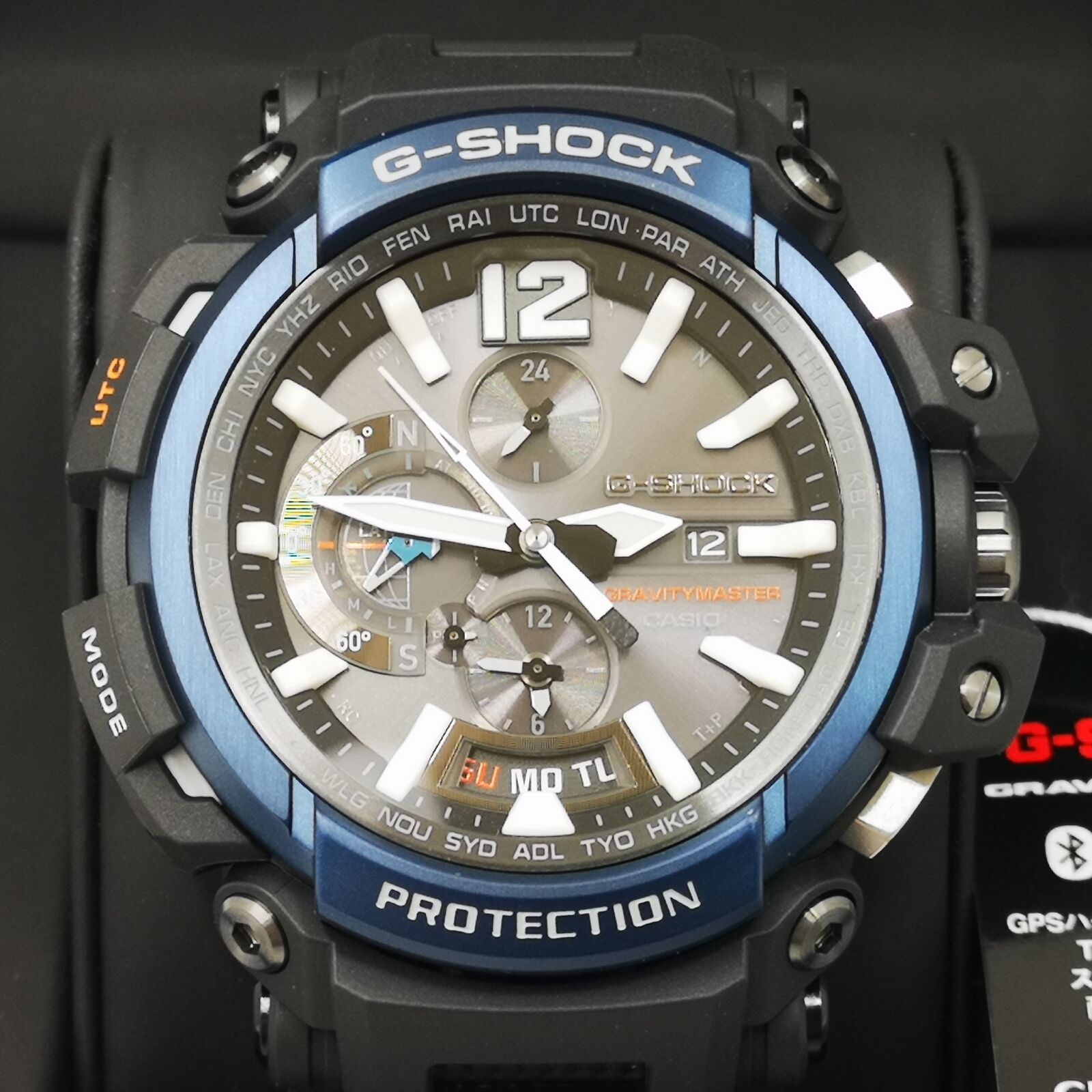 CASIO G-SHOCK GPW-2000-1A2JF Blue Black GRAVITY MASTER Men's Watch