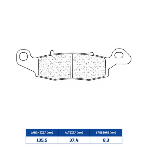 4 PLAQUETTES DE FREIN ANTERIEURES BREMBO BLEU CC Pour SUZUKI GSF BANDIT