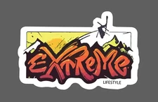 Extreme Lifestyle Sticker Ski Waterproof Powder Flip Sports Gift NEW